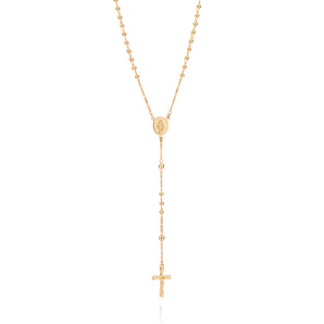 GOLD PLATED OUR LADY OF GRACES ROSARY