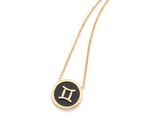 GOLD GEMINI NECKLACE