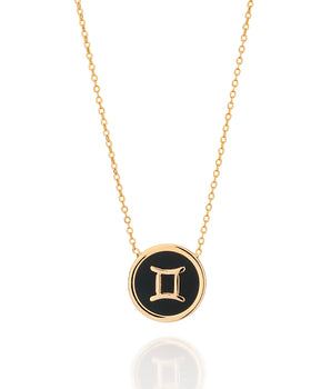 GOLD GEMINI NECKLACE
