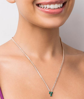 GOLD PINE NECKLACE