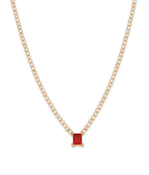 GOLD COLORS OF CHRISTMAS NECKLACE