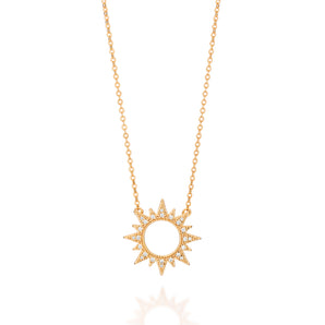 GOLD SUN NECKLACE