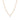 GOLD PLATED CHAIN WITH ZIRCONIA