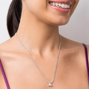 GOLD PLATED CHAIN WITH ZIRCONIA