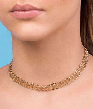 GOLD OCEANIC CHAINS CHOKER