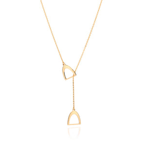 GOLD BUCKLE NECKLACE