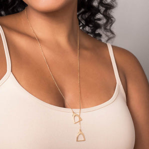 GOLD BUCKLE NECKLACE