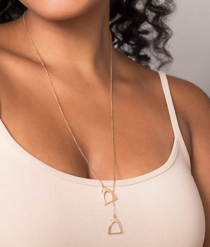 GOLD BUCKLE NECKLACE