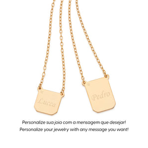 GOLD MEN'S PAI (DAD) SCAPULAR NECKLACE