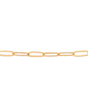 GOLD MEN'S LARGE OVAL LINK CHAIN