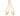 GOLD MEN'S SAINT GEORGE SCAPULAR NECKLACE