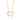 GOLD PLATED NECKLACE WITH BUTTERFLY PENDANT