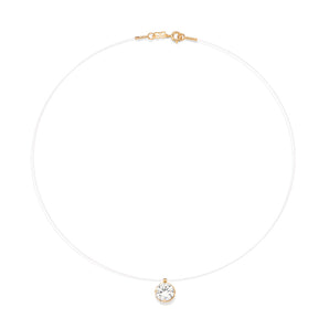 GOLD PLATED CHAIN WITH ZIRCONIA