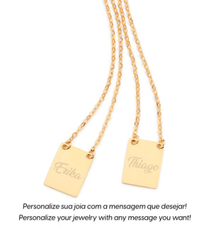 GOLD BLESSED SCAPULAR NECKLACE