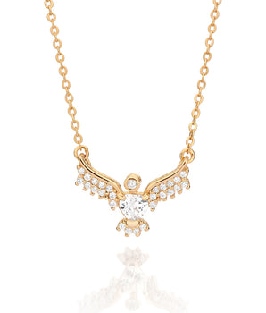 GOLD HOLY SPIRIT DOVE NECKLACE