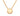 GOLD SPHERE BUTTON NECKLACE