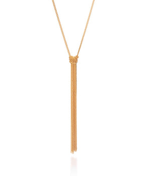 GOLD KNOT OF ELEGANCE NECKLACE