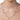 GOLD PLATED SHELL NECKLACE WITH CRYSTALS