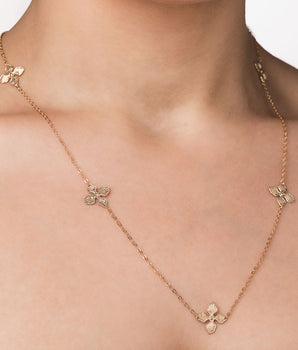 GOLD GARDEN PATH NECKLACE