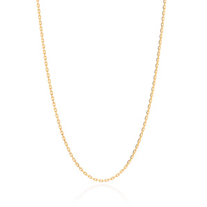 MEN’S GOLD CURB CHAIN NECKLACE