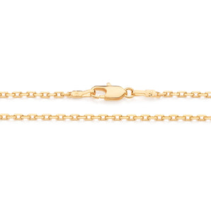 MEN’S GOLD CURB CHAIN NECKLACE