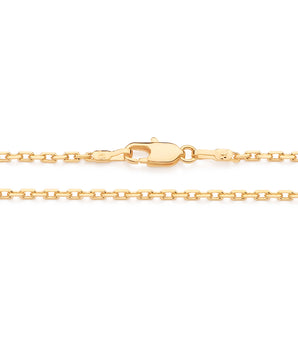 MEN’S GOLD CURB CHAIN NECKLACE