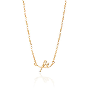 GOLD FAITH NECKLACE