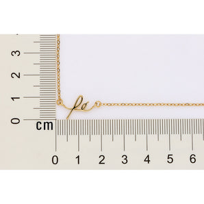 GOLD FAITH NECKLACE