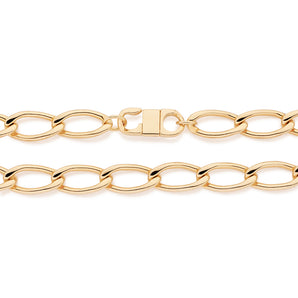 GOLD GROUMET LINK CHAIN