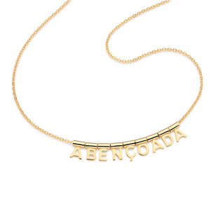GOLD ABENÇOADA BLESSED NECKLACE
