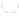 GOLD WHITE BUTTERFLY NECKLACE