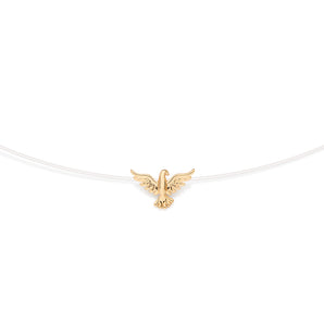 GOLD HOLY SPIRIT NYLON CHOKER