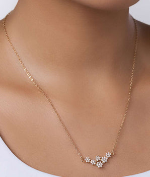 GOLD GARDEN OF TIME NECKLACE