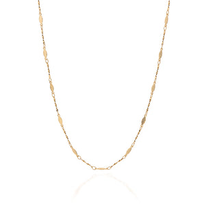 GOLD INTERTWINED PATH NECKLACE