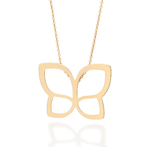 GOLD ROMMANEL BUTTERFLY MAXI NECKLACE