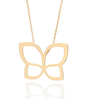 GOLD ROMMANEL BUTTERFLY MAXI NECKLACE