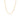 GOLD FLAT OVAL LINK CHAIN - 20IN