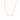 GOLD FLAT OVAL LINK CHAIN - 20IN