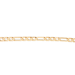 GOLD FLAT OVAL LINK CHAIN - 20IN
