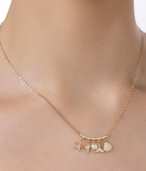 GOLD SEA SHORE NECKLACE