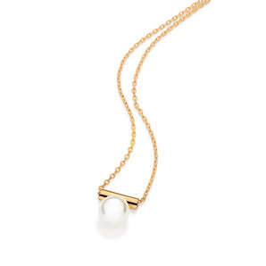 GOLD PURE LOVE PEARL NECKLACE