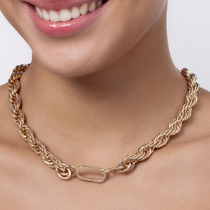 GOLD EVERLASTING STRENGTH NECKLACE