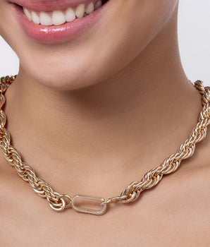 GOLD EVERLASTING STRENGTH NECKLACE