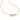 GOLD SPELLBOUND LOVE LETTER NECKLACE