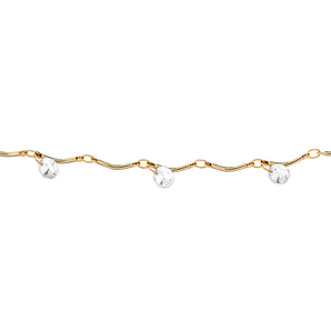 GOLD DAINTY POINT OF LIGHT CHOKER