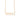 GOLD BRASIL SCRIPT NECKLACE
