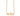 GOLD MEN'S BEM-BLACK NECKLACE