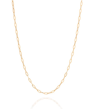 GOLD MEN'S OVAL LINK CHAIN