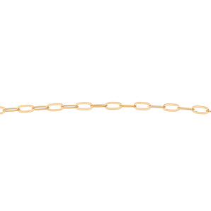 GOLD MEN'S OVAL LINK CHAIN