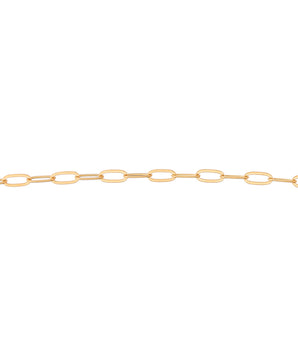 GOLD MEN'S OVAL LINK CHAIN